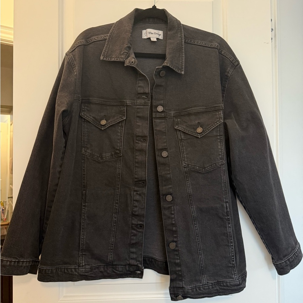 The Drop Black Denim Jacket